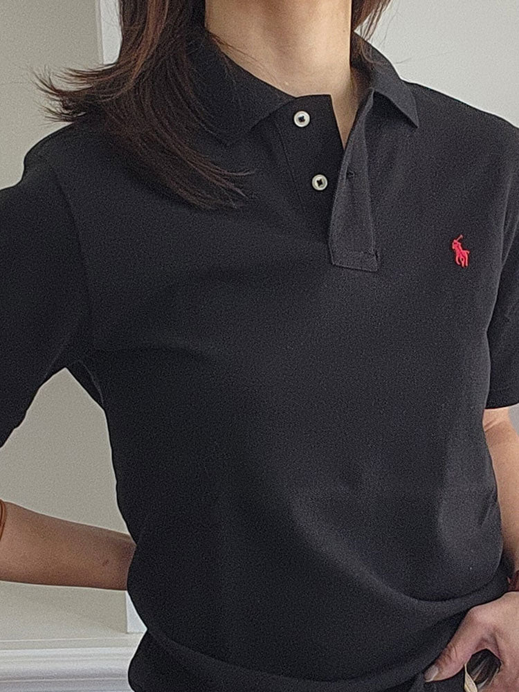 폴로 보이즈 메시 반팔 카라티