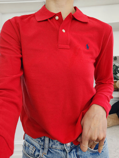 폴로 보이즈 긴팔 카라티